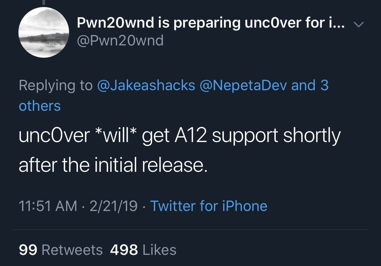 Pwn20wnd xác nhận bản jailbreak iOS 12 sắp tới sẽ hỗ trợ chip A12