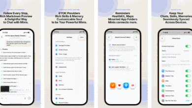 Ảnh chụp màn hình ứng dụng OpenMinis trên iOS