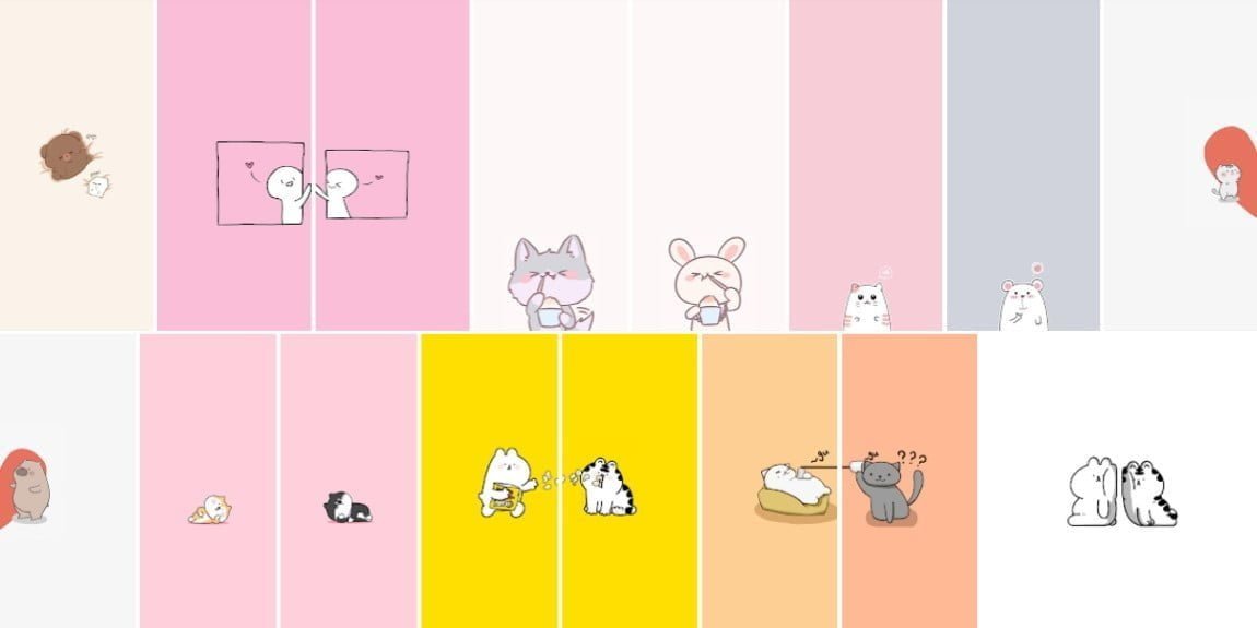 Chia sẻ 36 hình nền Mèo đôi siêu cute phù hợp cho điện thoại của bạn và crush